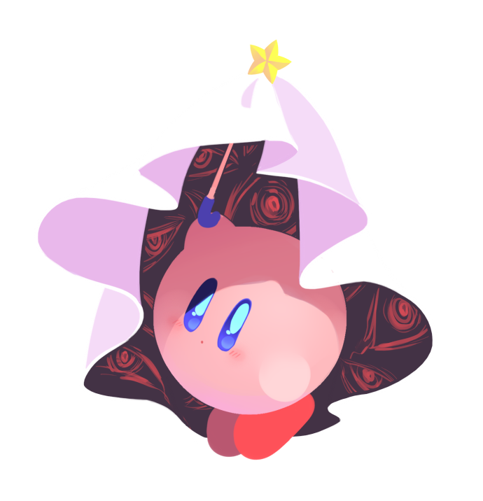 kirby and parasol kirby (kirby and 1 more) drawn by 0olqplo0