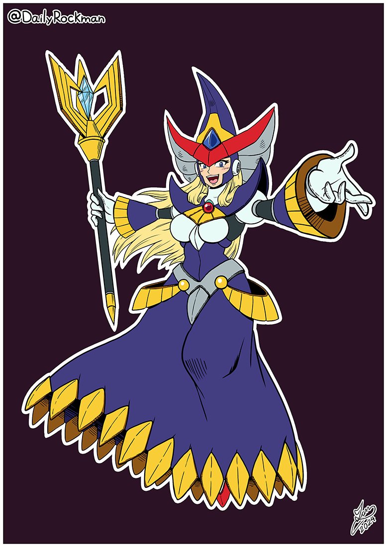 berkana (mega man and 2 more) drawn by dailyrockman