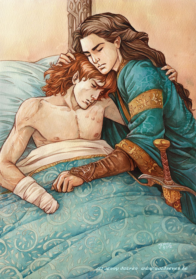 maedhros and maglor (tolkien's legendarium and 1 more) drawn by jenny_dolfen