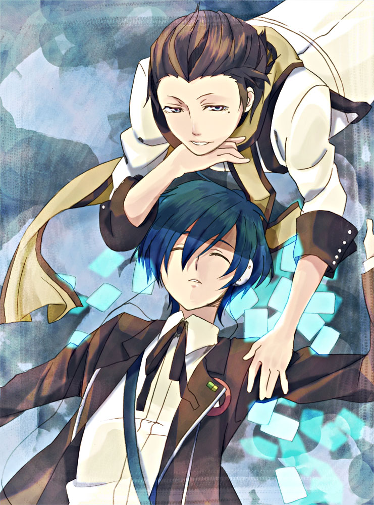 yuuki makoto and mochizuki ryouji (persona and 1 more) drawn by tachibanaruki