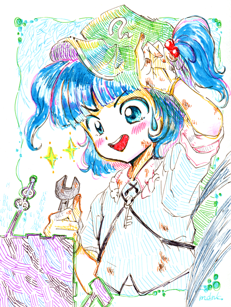 kawashiro nitori (touhou) drawn by medinki