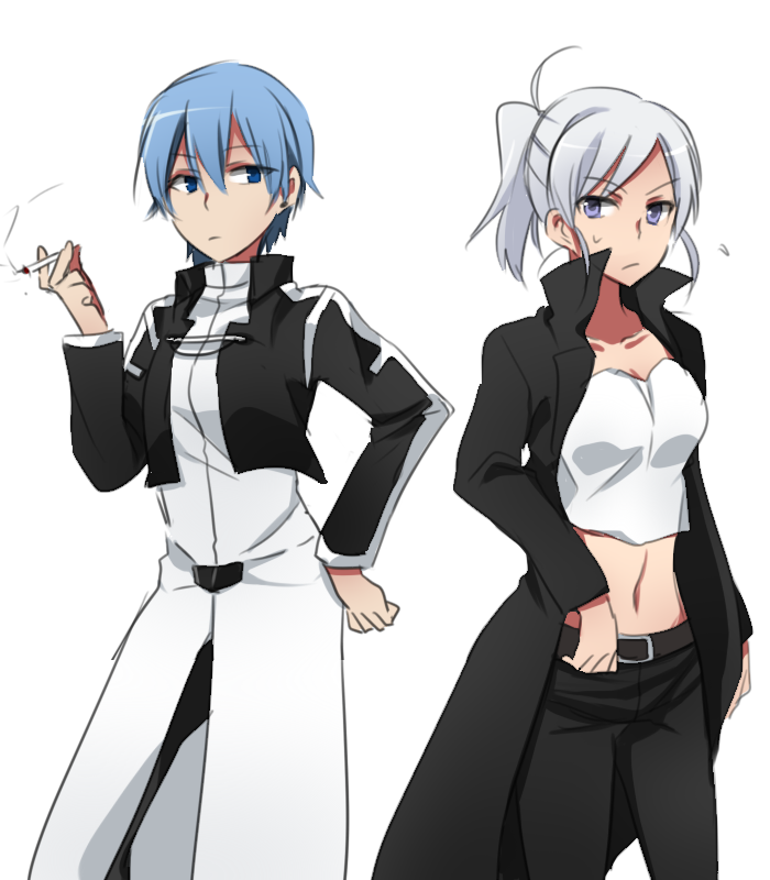 riesbyfe stridberg, natalia kaminski, and watanabe akeno (fate and 4 more) drawn by 6_(yuchae)