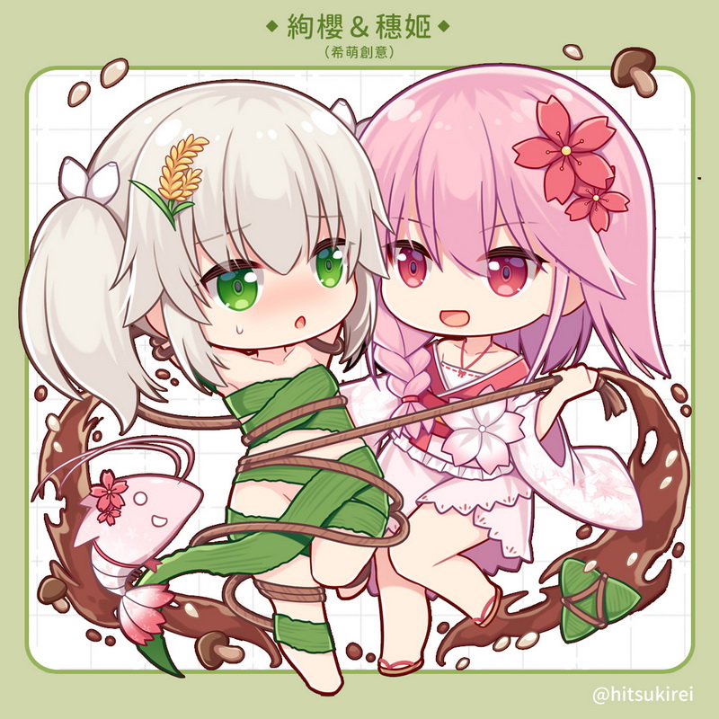 xuan ying and suiji (sergestid shrimp in tungkang and 1 more) drawn by hitsuki_rei