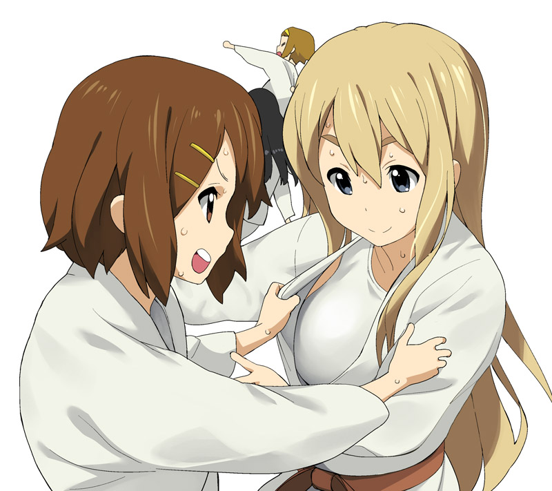 akiyama mio, hirasawa yui, tainaka ritsu, and kotobuki tsumugi (k-on!) drawn by a1_(initial-g)