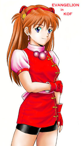 souryuu asuka langley and asamiya athena (neon genesis evangelion and 3 more)