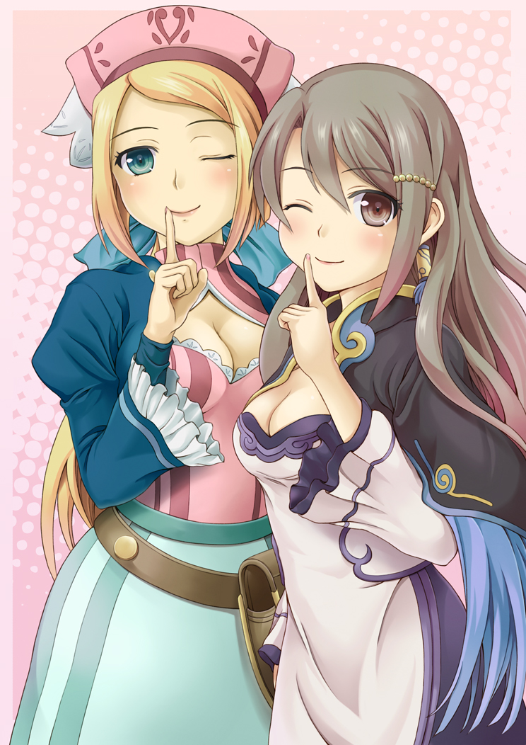 ling hua and nancy (rune factory and 1 more) drawn by ibushigin