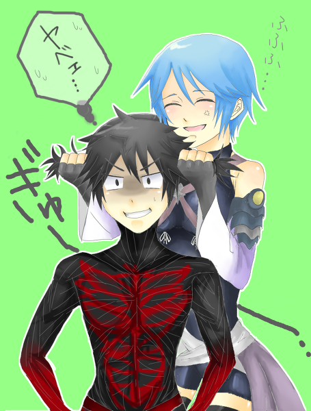 aqua and vanitas (kingdom hearts and 1 more) drawn by nachitsuki
