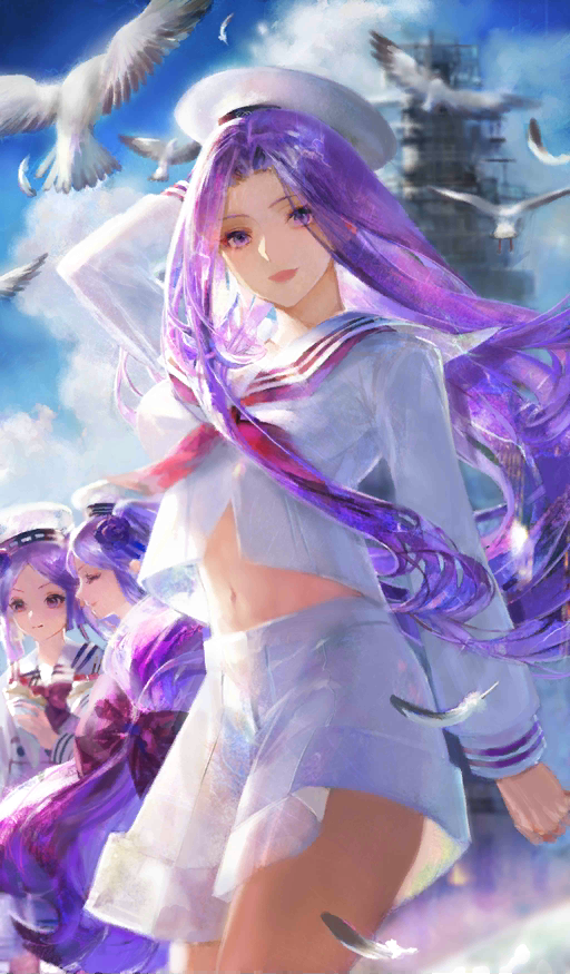 medusa, euryale, and stheno (fate and 1 more) drawn by kamiya_miwo