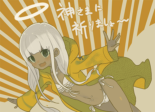 yonaga angie (danganronpa and 1 more) drawn by miwasiba