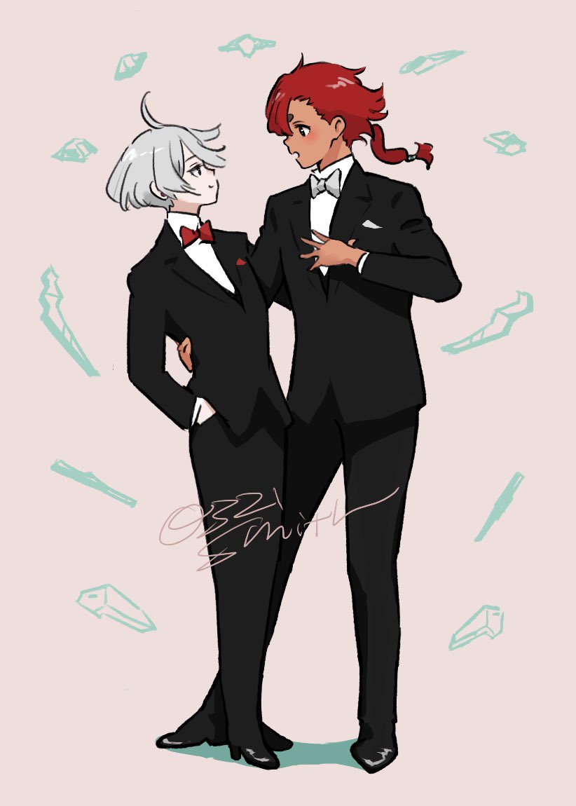 suletta mercury and miorine rembran (gundam and 1 more) drawn by 0321smith