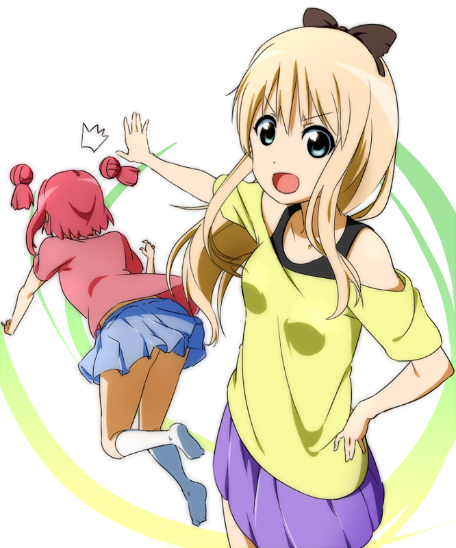 toshinou kyouko and akaza akari (yuruyuri) drawn by igashiko