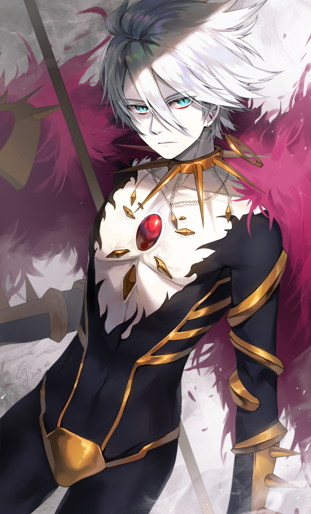 karna (fate and 1 more) drawn by gijang