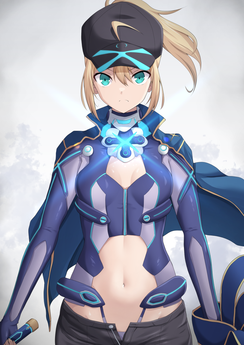 artoria pendragon and mysterious heroine x (fate and 1 more) drawn by cross_(crossryou)