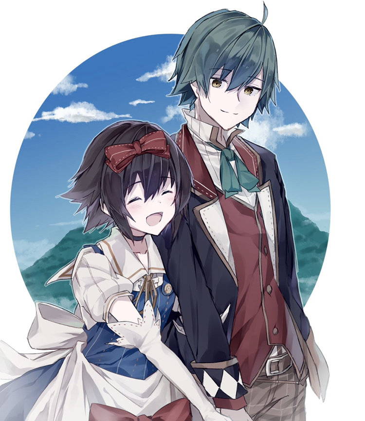 snow white and wilhelm grimm (grimms notes) drawn by iumi_urura