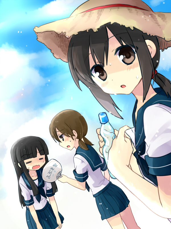 fubuki, hatsuyuki, and shirayuki (kantai collection) drawn by nagasioo