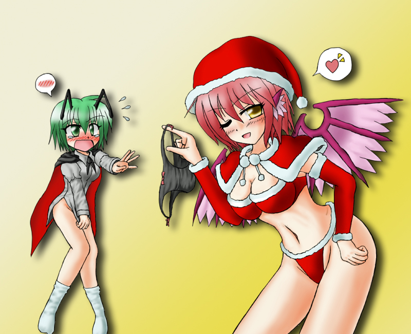 mystia lorelei and wriggle nightbug (touhou) drawn by yani_tama