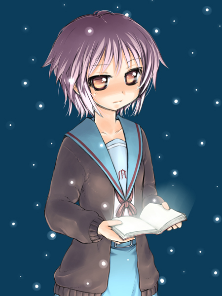 nagato yuki (suzumiya haruhi no yuuutsu) drawn by chaudlapin