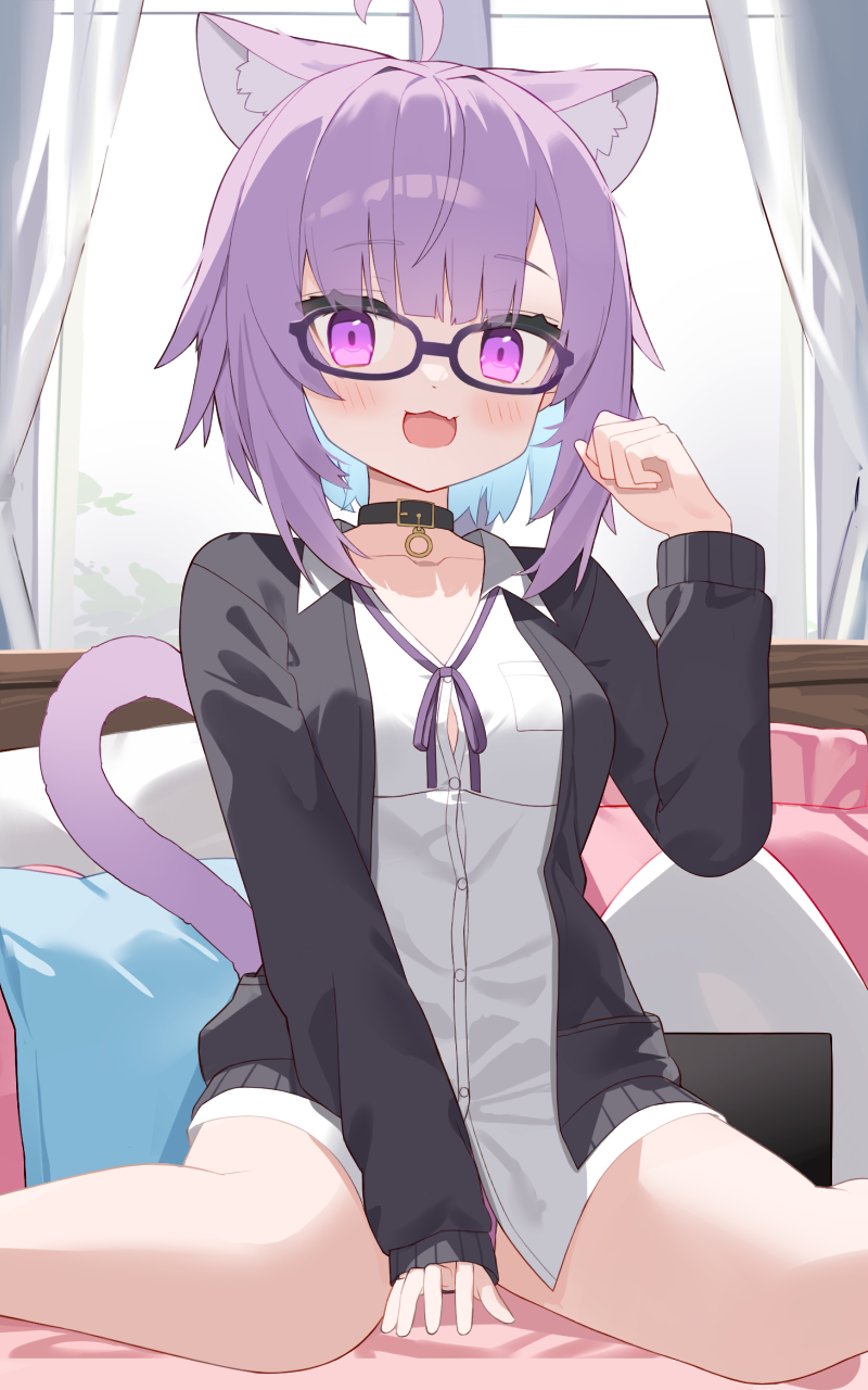 nekomata okayu (hololive) drawn by yoru_no_yayoi