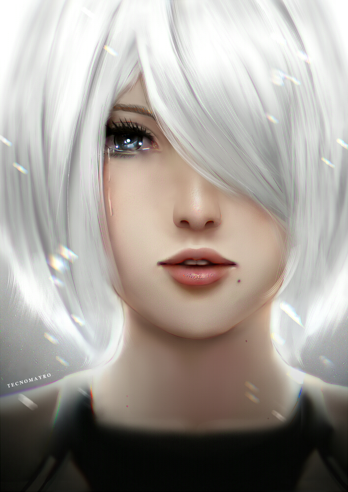 a2 (nier and 1 more) drawn by tecnomayro