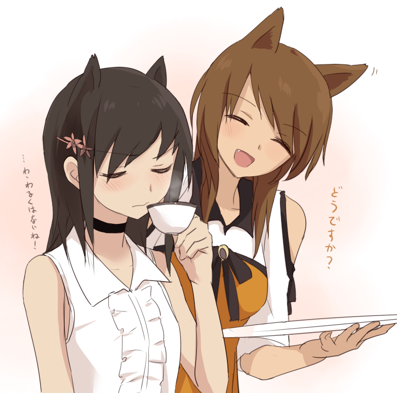 kozukata yuuri and hinasaki miu (fatal frame and 1 more) drawn by kisetsu
