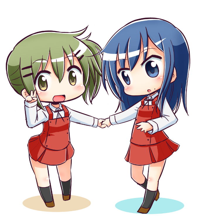 mami and nakayama (hidamari sketch) drawn by naga_u