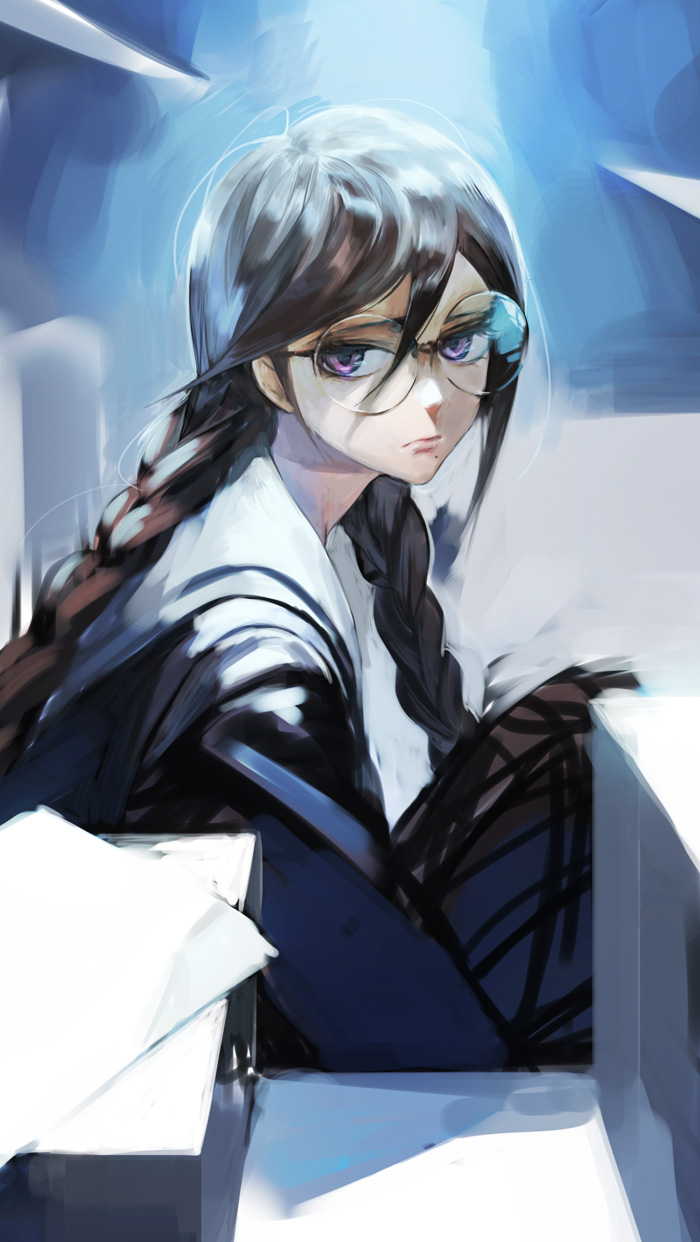 fukawa toko (danganronpa and 1 more) drawn by naoko_(artist)