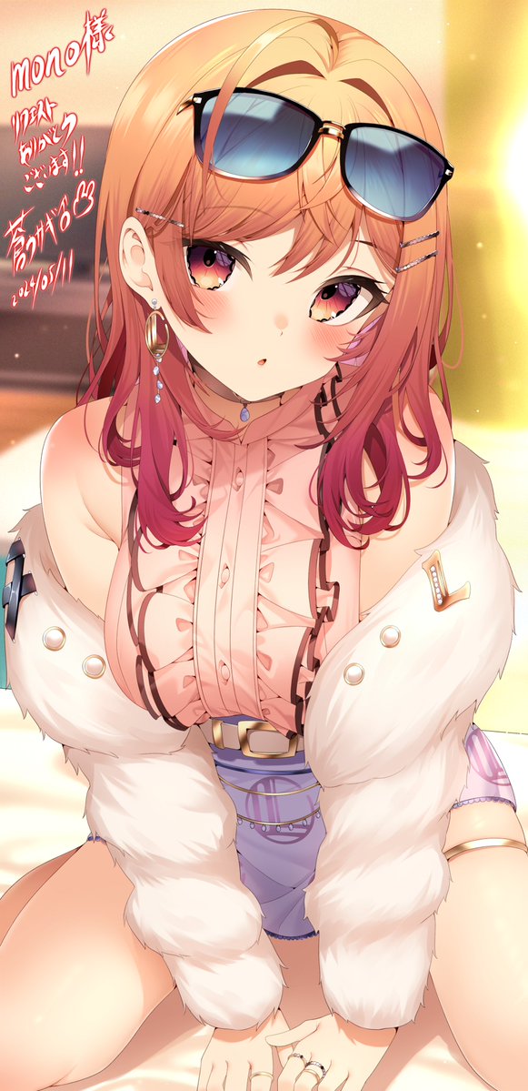 ichijou ririka (hololive and 1 more) drawn by jun_(aousa0328)