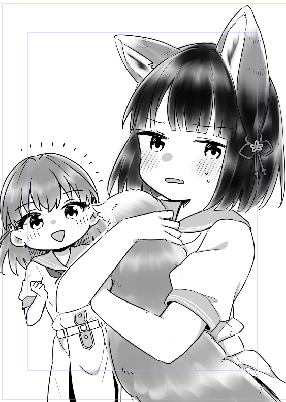 hinoshita kaho and momose ginko (love live! and 1 more) drawn by shiro_(white_2530)