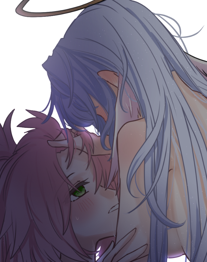robin and rappa (honkai and 1 more) drawn by choikfu