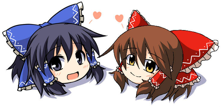 hakurei reimu (touhou) drawn by miyakono_(yu) and mochizuki_ado