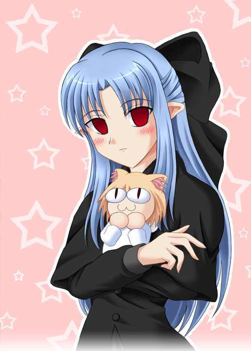 len and neco-arc (tsukihime and 1 more)