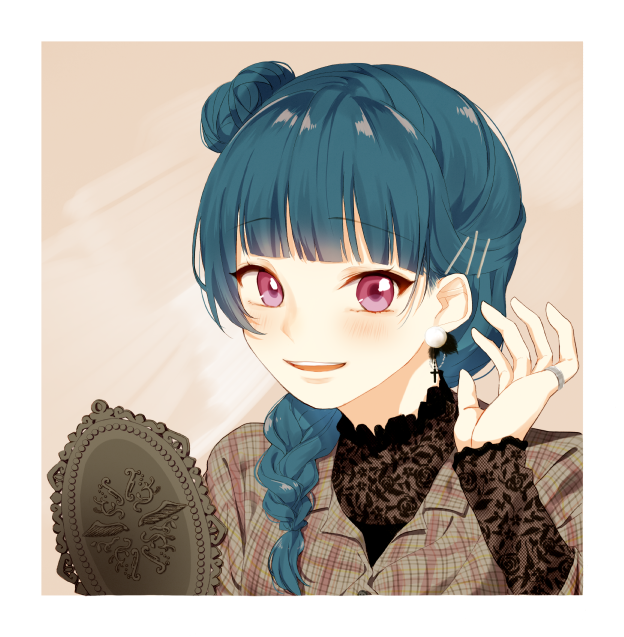 tsushima yoshiko (love live! and 1 more) drawn by azuma_(no488888)