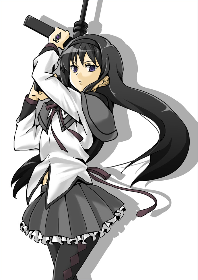 akemi homura (mahou shoujo madoka magica and 1 more) drawn by ikuwataru_nagomi