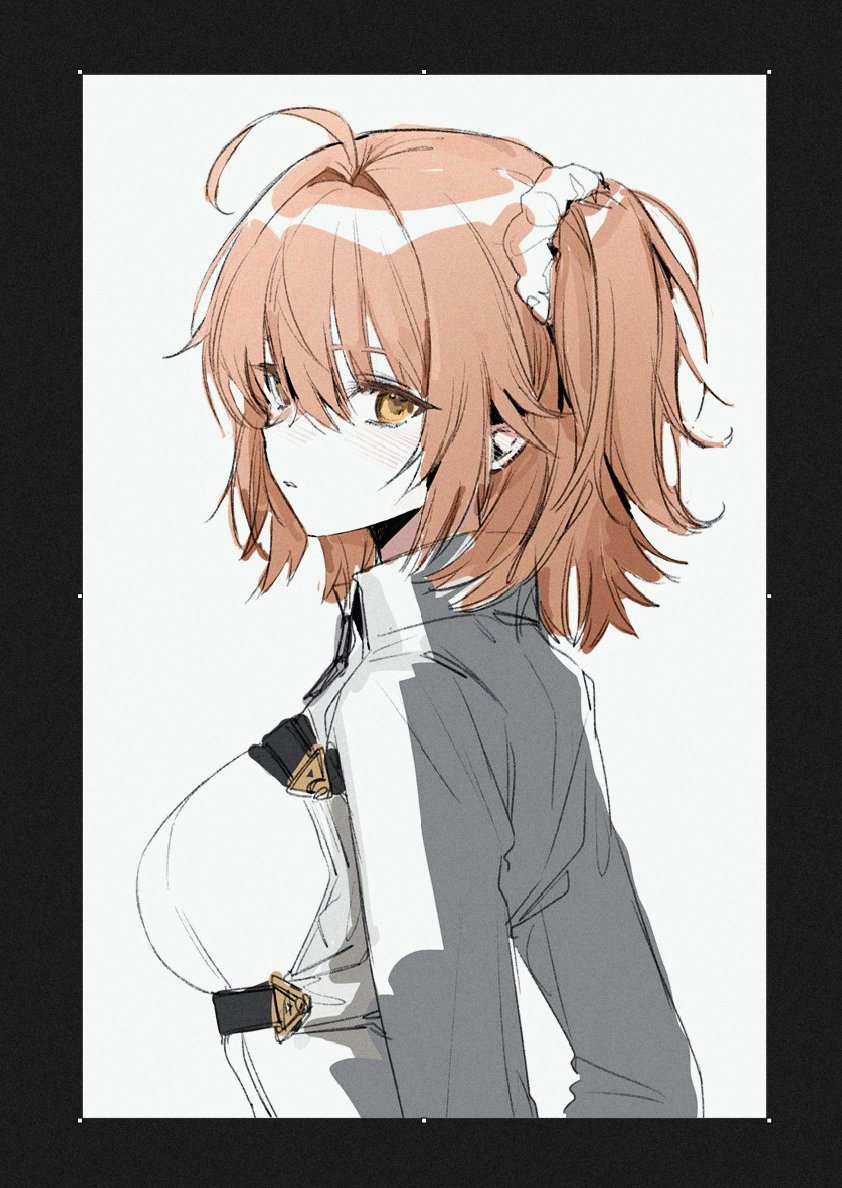 fujimaru ritsuka (fate and 1 more) drawn by okchun