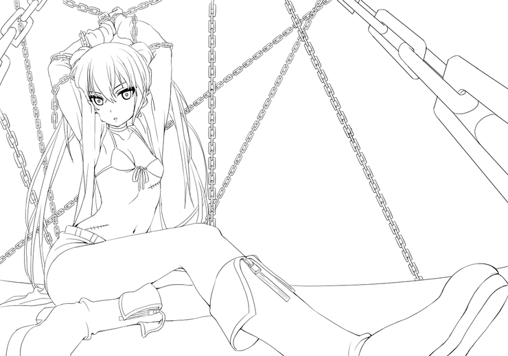 black rock shooter (black rock shooter) drawn by mx2j