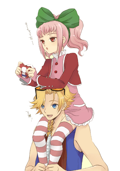 anya alstreim and gino weinberg (code geass) drawn by plum_(arch)