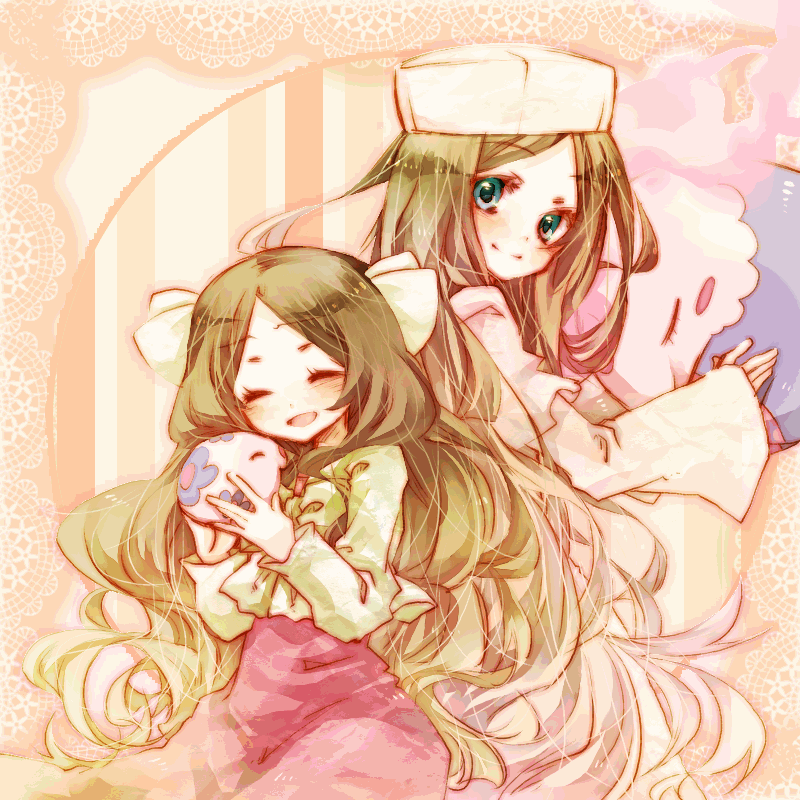 caitlin, munna, and musharna (pokemon and 3 more) drawn by amamiya_kabosu