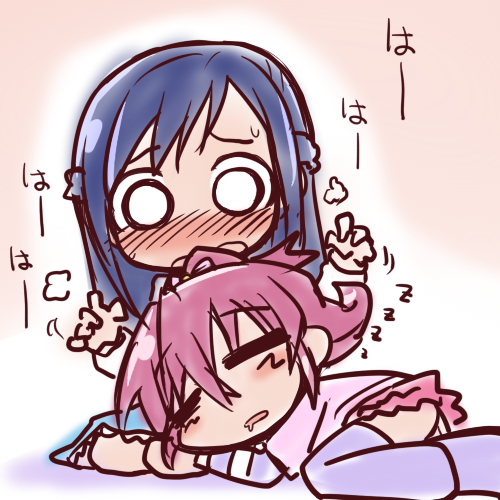 hishikawa rikka and aida mana (precure and 1 more) drawn by ikkyuu