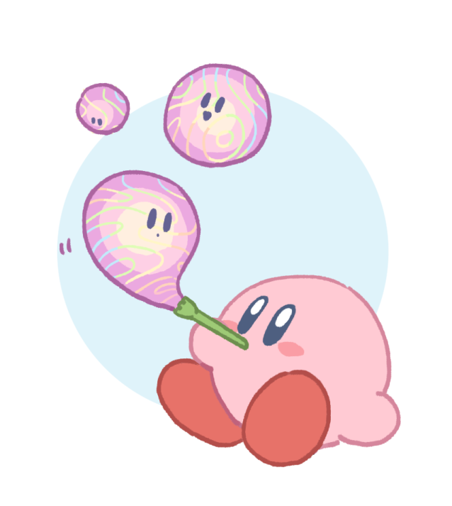 kirby and void termina (kirby and 1 more) drawn by lena18