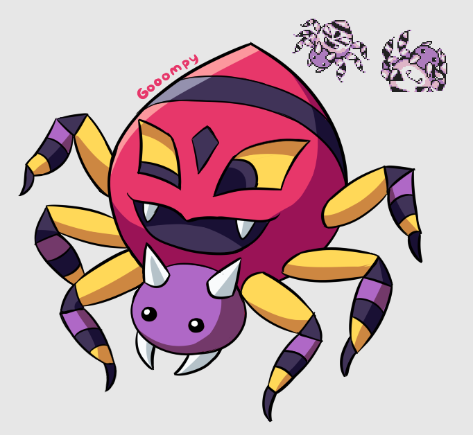 twohead (pokemon and 1 more) drawn by gooompy