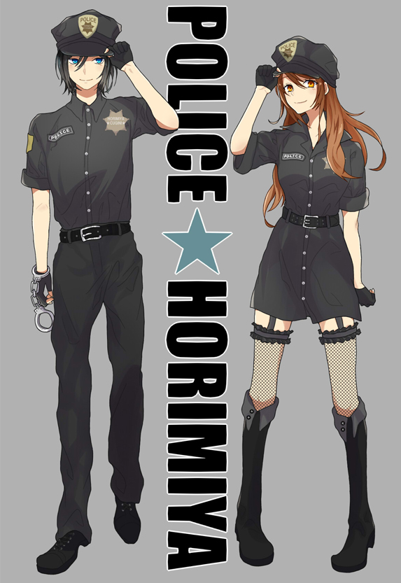 miyamura izumi and hori kyouko (hori-san to miyamura-kun) drawn by cugini