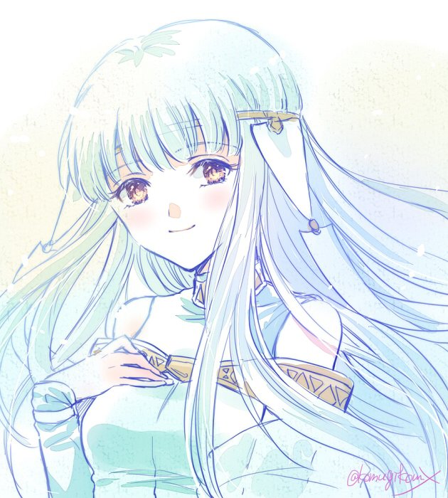 ninian (fire emblem and 1 more) drawn by hanasaki_komugi