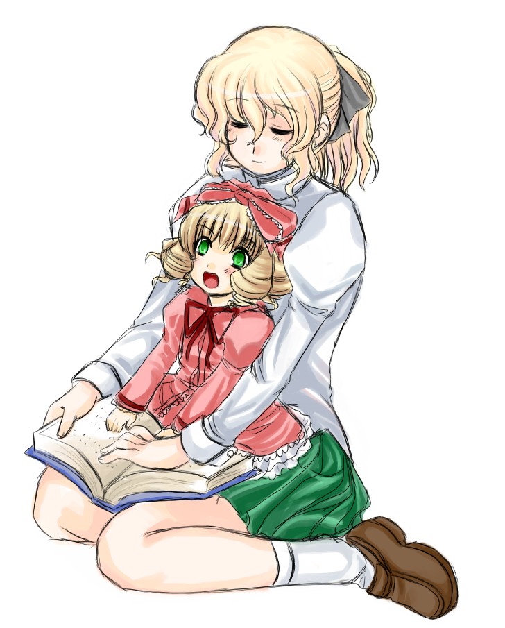 hinaichigo and satou lilly (rozen maiden and 1 more) drawn by kekekeke