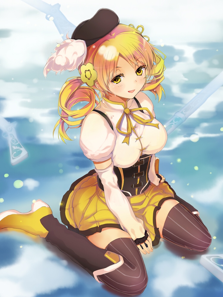 tomoe mami (mahou shoujo madoka magica) drawn by hareno_chiame