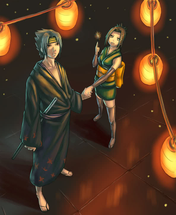 haruno sakura and uchiha sasuke (naruto and 1 more)