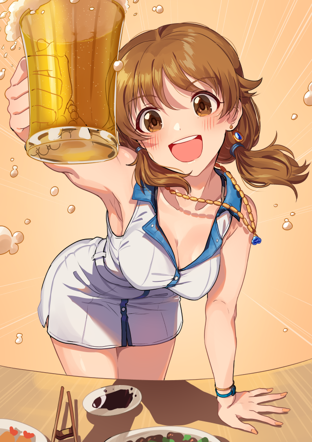 katagiri sanae (idolmaster and 1 more) drawn by kamille_(vcx68)