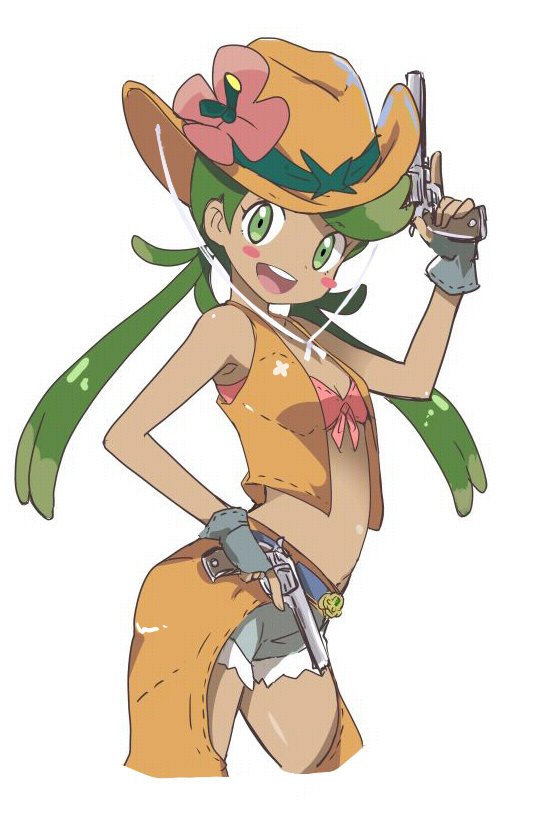 mallow (pokemon and 1 more) drawn by itamochi