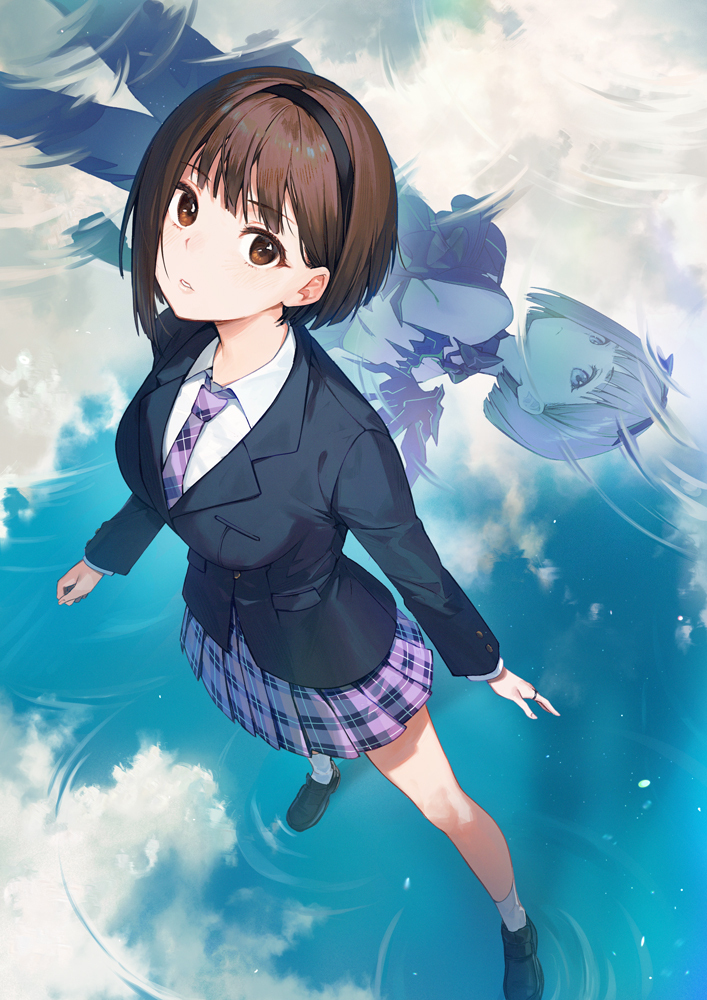 hoshizaki ao (blue reflection and 1 more) drawn by nagu
