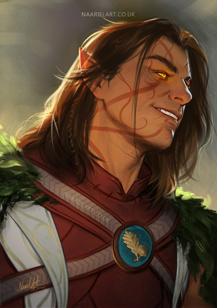 halsin (dungeons & dragons and 2 more) drawn by naariel_art