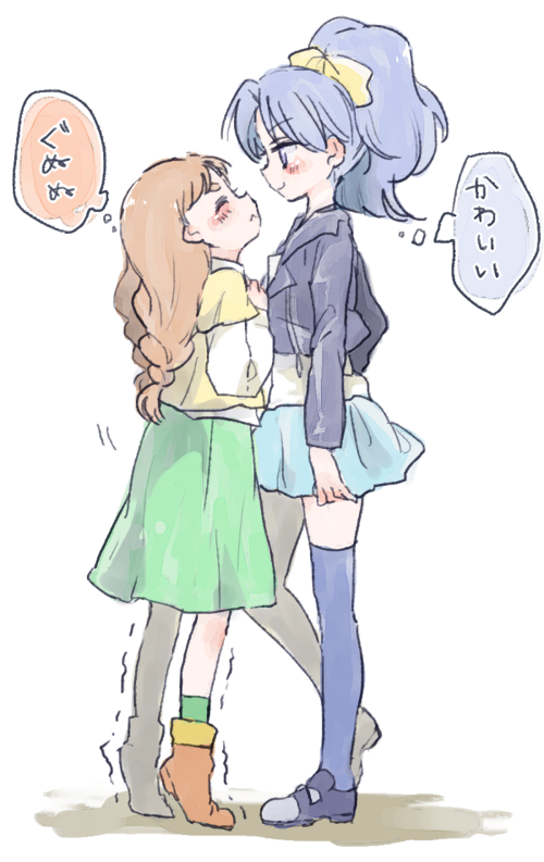 tategami aoi and arisugawa himari (precure and 1 more) drawn by prussian_blue